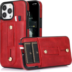 PLZ Shop Iphone 13 Pro Max Gül Altın İçin Cüzdan Deri Kılıf (Yurt Dışından)