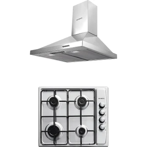 Inox Ankastre 2 Li Set  (Ocak-Davlumbaz)