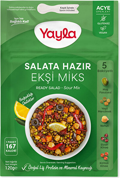 Yayla Salata Hazır Ekşi Miks 120 gr