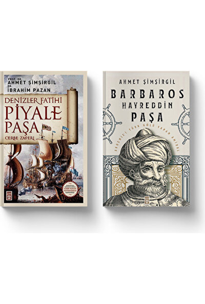 Osmanlı Deniz Paşaları Kitap Seti (2 Kitap) (Denizler Fatihi Piyale Paşa - Barbaros Hayreddin Paşa)