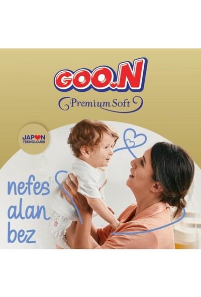 Goon Premium Soft Bebek Bezi 3 Numara 4X40 160 Adet