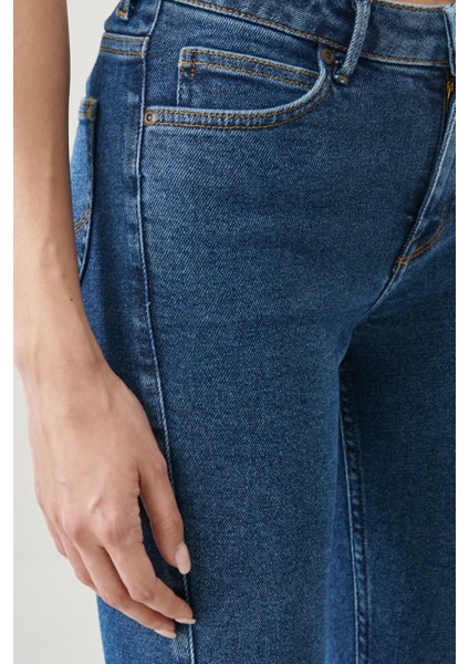 Kadın Forever Skinny Fit Dar Kesim Yüksek Bel Jean Kot Pantolon