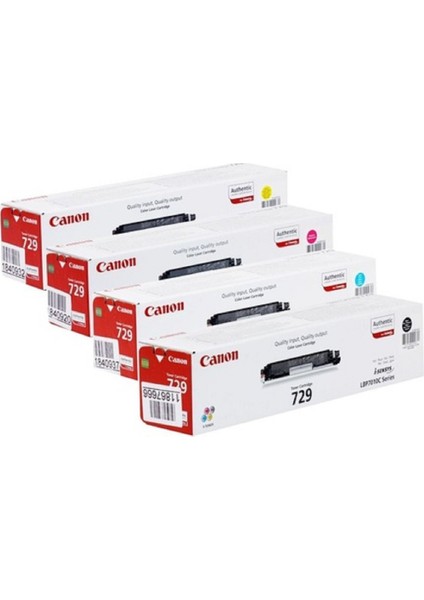 CRG-729 Orjinal Toner 4'lü Set LBP-7010C