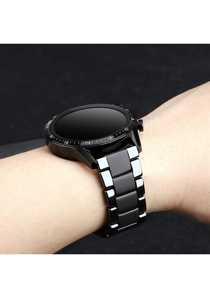 Huawei Watch Gt Runner Uyumlu Seramik Metal Kordon Mat & Parlak Premium Seramik Kayış indirimleri