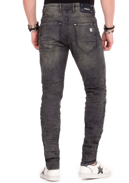 CD374 Eskimiş Slim Fit Siyah Erkek Kot Pantolon indirimleri