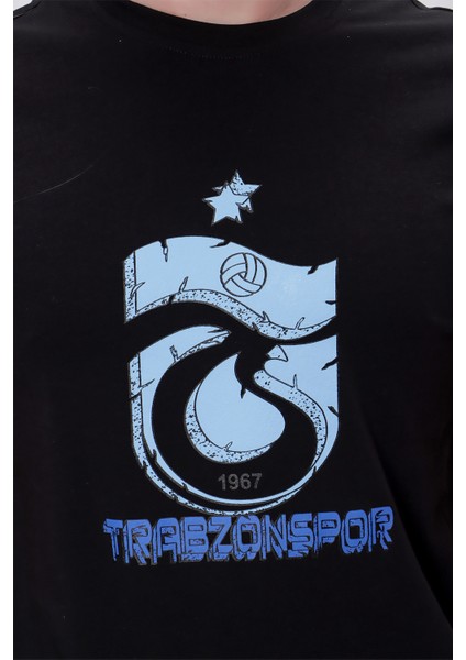 Tshirt Bisiklet Yaka Logo Trabzonspor Baskılı