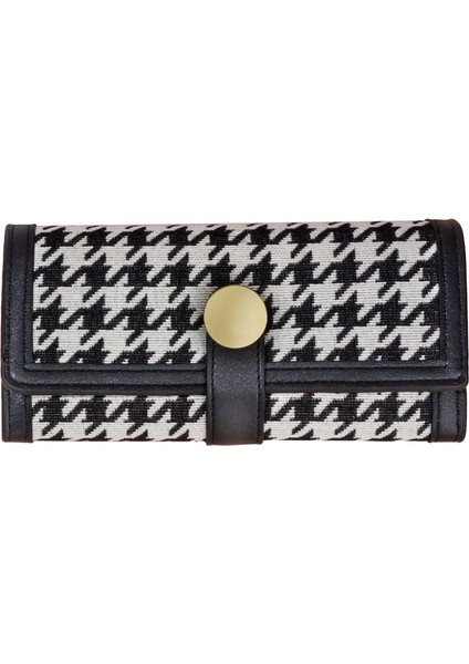 Kadın Cüzdanı Üç Katlı Balıksırtı Toka Debriyaj Çok Kartlı Şık Uzun Para (Yurt Dışından)