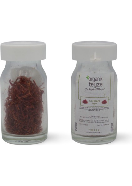 Organik Teyze Sevinç Teyze Safran Çiçeği, Saffron, Crocus Sativus 2gr