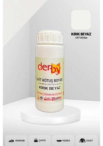 Deri Eşyalar Için Örtücü Yoğun Rötuş Boyası 100 ml - Kartela Renkleri
