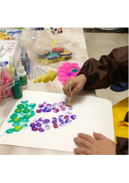 Ponpon Tampon Sünger Fırça Seti 8 Li 1 Paket Artlantis Sünger Tampon 8 Li 1 Paket indirimleri