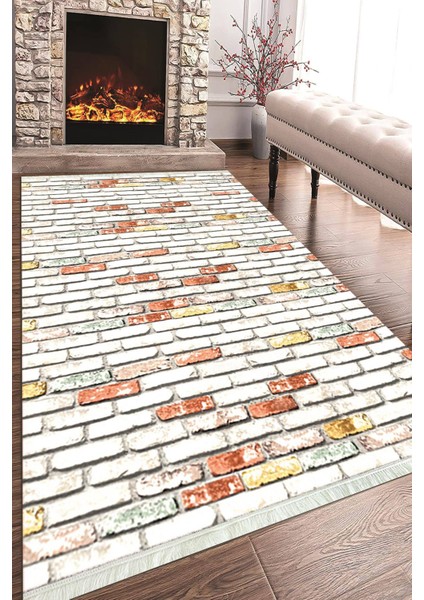 Dijital Baskılı Kaymaz Taban Yıkanabilir Salon Halısı Mutfak Halısı ve Koridor Halısı NH-HT-331