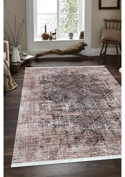 Dijital Baskılı Kaymaz Taban Yıkanabilir Modern Salon Halısı Mutfak Halısı ve Yolluk NH-SD-829