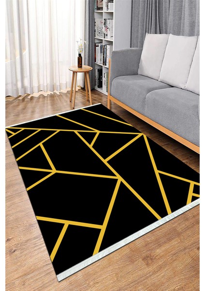 Dijital Baskılı Yıkanabilir Kaymaz Taban Salon Halısı Mutfak Halısı ve Koridor Halısı NH-HS-519