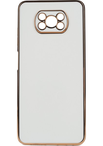 Xiaomi Poco X3 Nfc Parlak Kenarlı Bark Silikon Kılıf