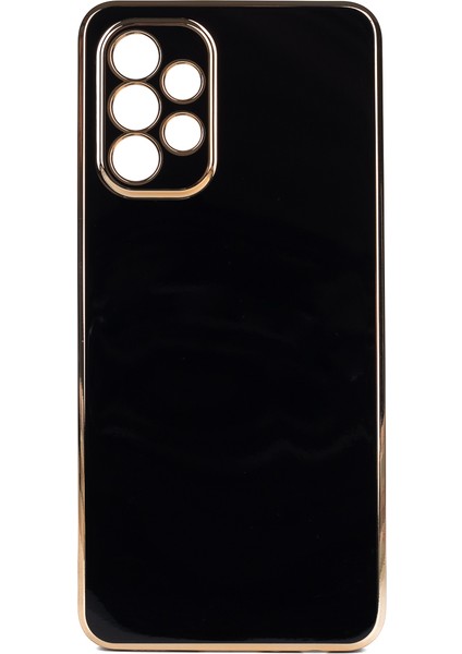 Samsung Galaxy A13 4g Parlak Kenarlı Bark Silikon Kılıf Kırılmaz Ekran Koruyucu