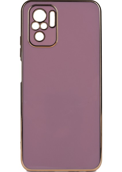 Xiaomi Redmi Note 10 Parlak Kenarlı Bark Silikon Kılıf Kırılmaz Ekran Koruyucu