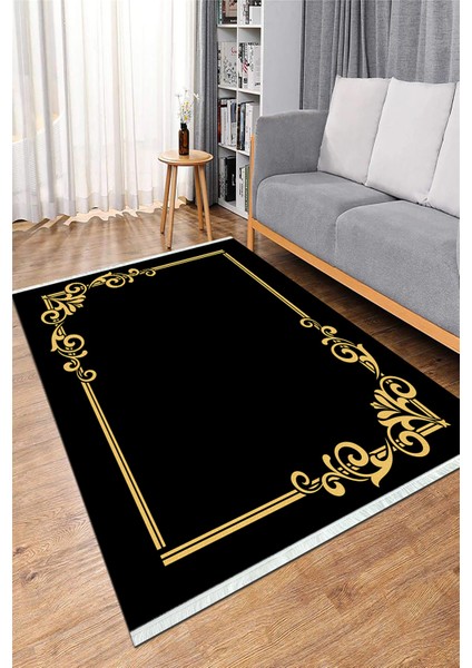 Dijital Baskılı Yıkanabilir Kaymaz Taban Salon Halısı Mutfak Halısı ve Koridor Halısı NH-HS-304