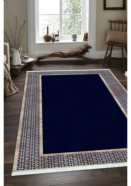 Dijital Baskılı Kaymaz Taban Yıkanabilir Modern Salon Halısı Mutfak Halısı ve Yolluk NH-SD-695