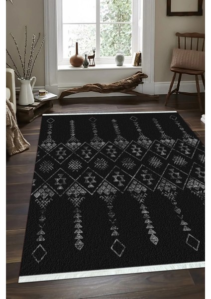 Dijital Baskılı Kaymaz Taban Yıkanabilir Modern Salon Halısı Mutfak Halısı ve Yolluk NH-SD-614