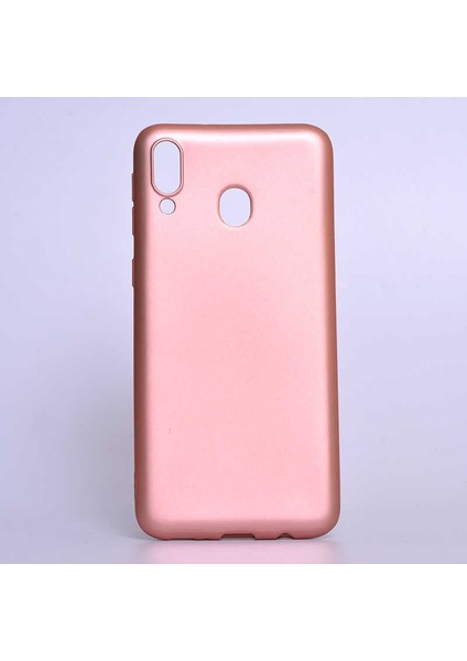Galaxy M20 Kılıf Silikon Yumuşak Dokulu Premium- Rose Gold