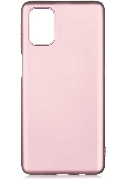 Galaxy M31S Kılıf Silikon Yumuşak Dokulu Premium- Rose Gold