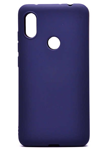 Xiaomi Redmi Note 6 Pro Kılıf Silikon Yumuşak Dokulu Premium- Lacivert