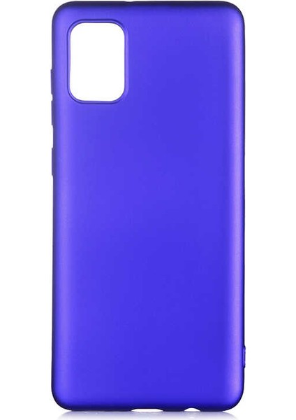 Galaxy A31 Kılıf Silikon Yumuşak Dokulu Premium- Saks Mavi