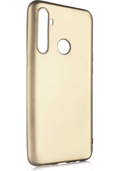 Realme 6i Kılıf Silikon Yumuşak Dokulu Premium- Gold