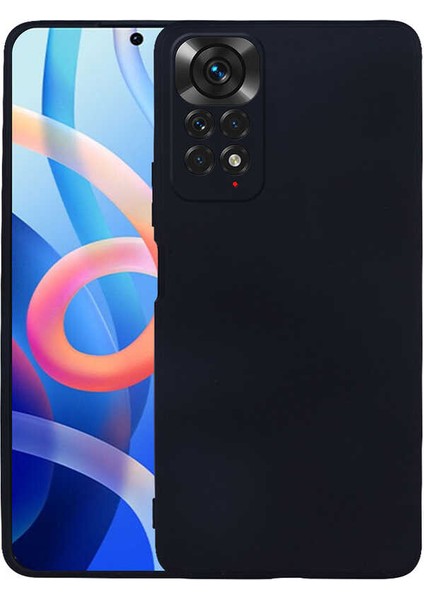 Xiaomi Redmi Note 11S Global Kılıf Silikon Yumuşak Dokulu Premium- Siyah