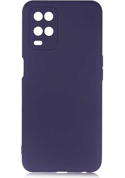 Oppo A54 4g Kılıf Silikon Yumuşak Dokulu Premium- Lacivert