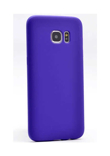 Galaxy Note 5 Kılıf Silikon Yumuşak Dokulu Premium- Mor