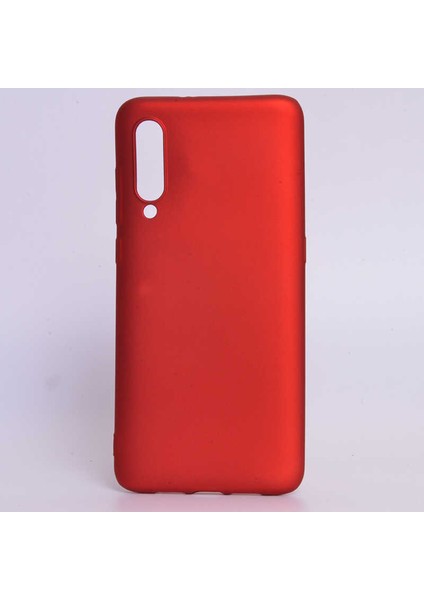 Xiaomi Mi 9 Kılıf Silikon Yumuşak Dokulu Premium- Kırmızı