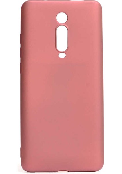 Xiaomi Mi 9t Kılıf Silikon Yumuşak Dokulu Premium- Mürdüm