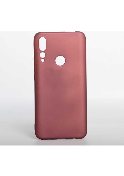 Huawei Y9 Prime 2019 Kılıf Silikon Yumuşak Dokulu Premium- Mürdüm