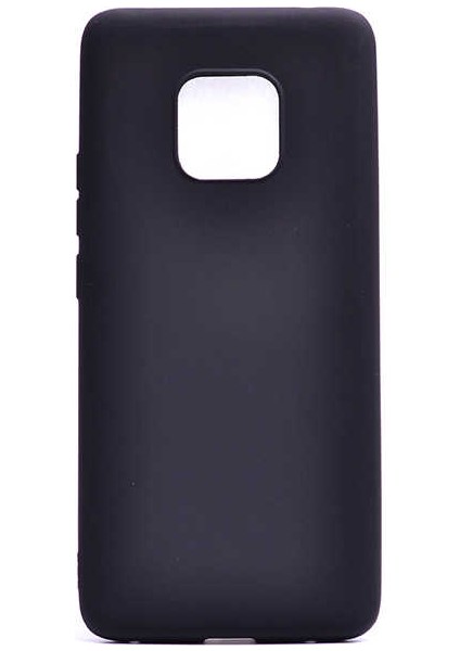 Huawei Mate 20 Pro Kılıf Silikon Yumuşak Dokulu Premium- Siyah