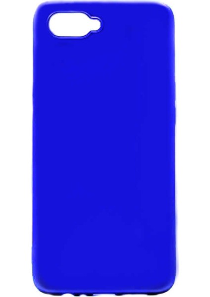 Oppo RX17 Neo Kılıf Silikon Yumuşak Dokulu Premium- Saks Mavi