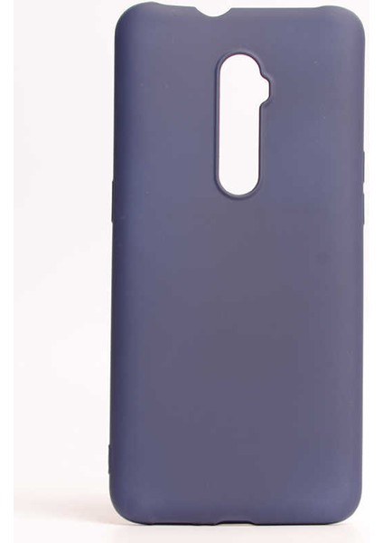 Oppo Reno 10X Zoom Kılıf Silikon Yumuşak Dokulu Premium- Lacivert