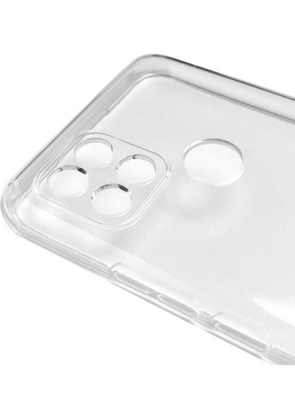 Oppo A15S Kılıf Kamera Korumalı Süper Silikon Kapak