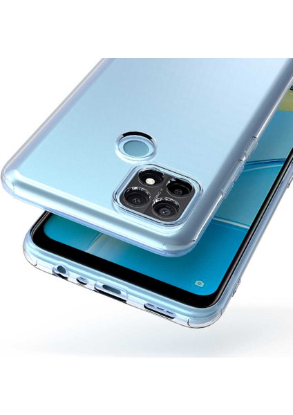 Oppo A15S Kılıf Kamera Korumalı Süper Silikon Kapak