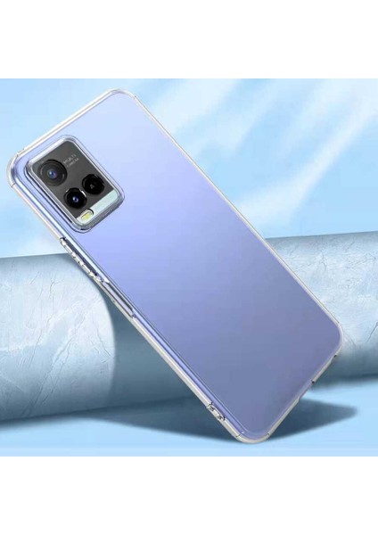Vivo Y33S Kılıf Kamera Korumalı Süper Silikon Kapak