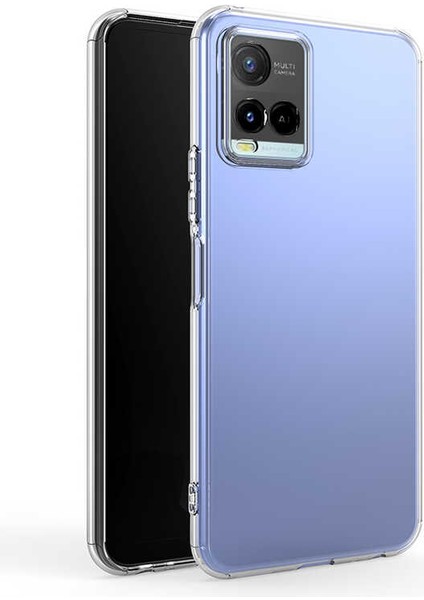 Vivo Y33S Kılıf Kamera Korumalı Süper Silikon Kapak