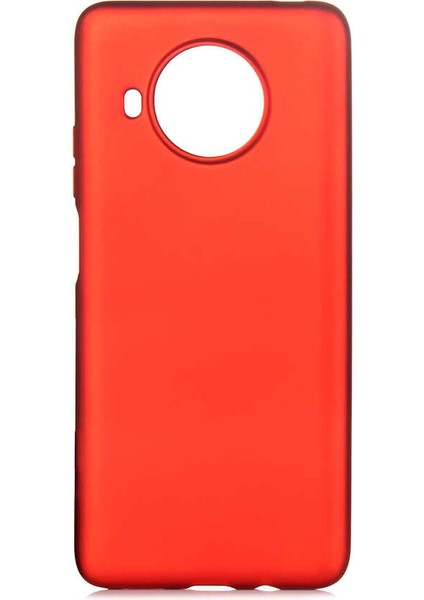 Xiaomi Mi 10T Lite 5g Kılıf Silikon Yumuşak Dokulu Premium- Kırmızı