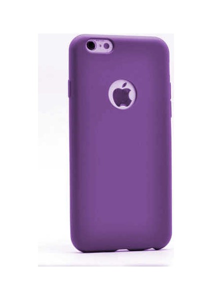 Apple iPhone 5 Kılıf Silikon Yumuşak Dokulu Premium- Mürdüm