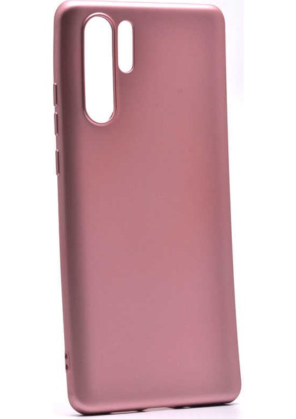 Huawei P30 Pro Kılıf Silikon Yumuşak Dokulu Premium- Rose Gold