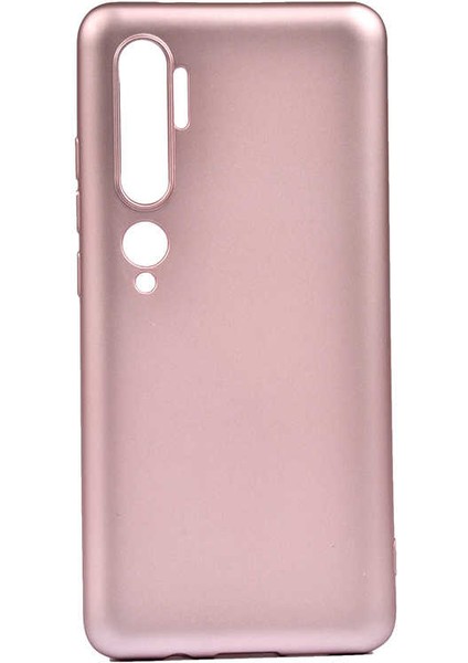 Xiaomi Mi Note 10 Kılıf Silikon Yumuşak Dokulu Premium- Rose Gold