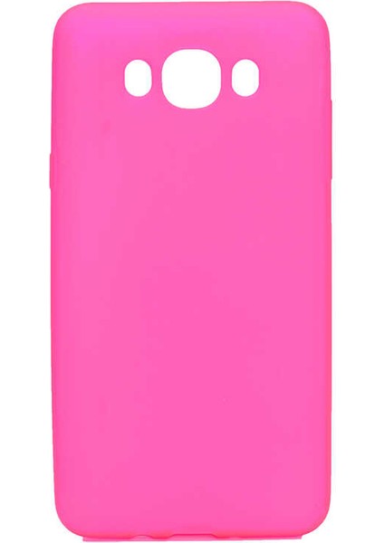Galaxy J7 2016 Kılıf Silikon Yumuşak Dokulu Premium- Pembe