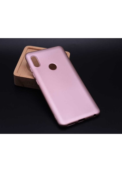 Xiaomi Redmi Note 5 Pro Kılıf Silikon Yumuşak Dokulu Premium- Rose Gold