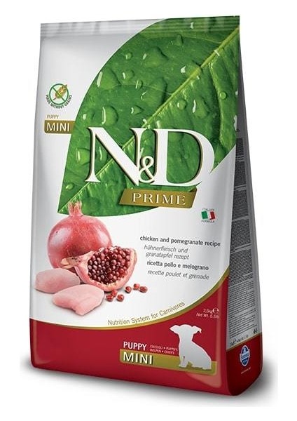N&d Prime Tavuklu Küçük Irk Tahılsız Yavru Köpek Maması 2.5 kg
