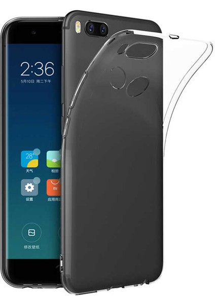 Xiaomi Mi 6 Kılıf Şeffaf Silikon Lüx