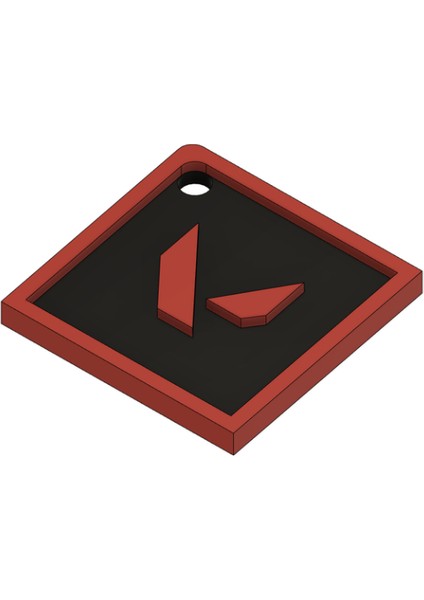 İşbilen Teknoloji Valorant Logo Anatarlık, Valorant Figür Anahtarlık